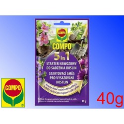 Starter nawozowy do sadzenia roślin 5w1 - 40g - COMPO