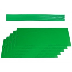 Zielona dwustronna tablica lepna przeciw owadom - 5szt - 24x10cm