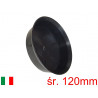 Podstawka pod doniczki, czarna, 12cm - ARCA ITALIA