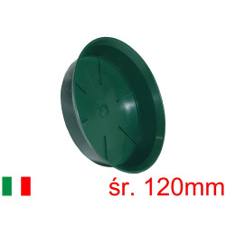 Podstawka pod doniczki, zielona, 12cm - ITALIA