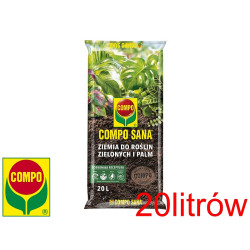 Specjalistyczne podłoże do roślin zielonych i palm - 20litrów - COMPO